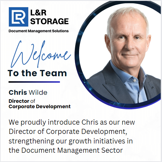 An informative post with a photo and the text Welcome to the team Chris Wilde Director of Corporate Development Chris-Wilde-1.png